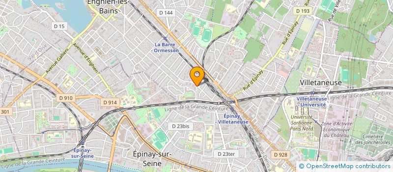 localisation de l'entreprise MONSIEUR RAUL POPESCU  DEUIL-LA-BARRE