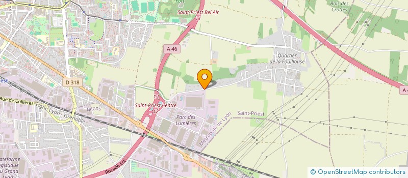 localisation de l'entreprise MONSIEUR RAUL VARGAS SILVA  SAINT-PRIEST