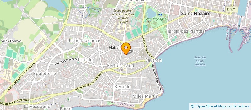 localisation de l'entreprise MONSIEUR RAVEL AMON  SAINT-NAZAIRE