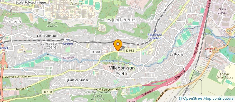 localisation de l'entreprise MONSIEUR RAVI BALABOYINA  PALAISEAU