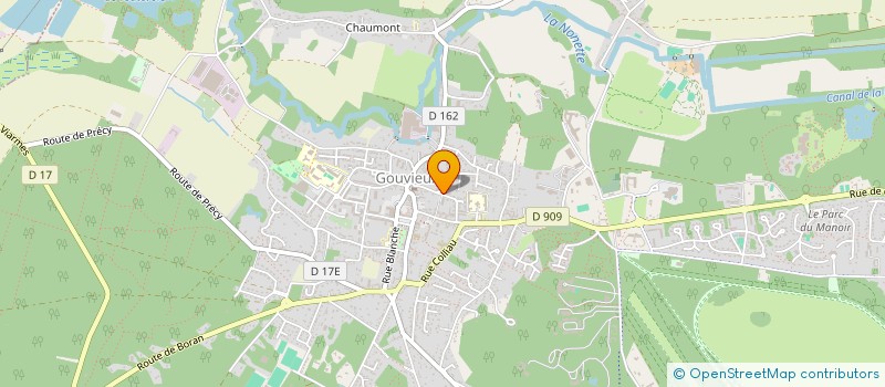 localisation de l'entreprise MONSIEUR RAVI DELAVICTOIRE  GOUVIEUX