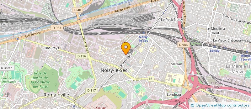 localisation de l'entreprise MONSIEUR RAVI INDURJEET à NOISY-LE-SEC