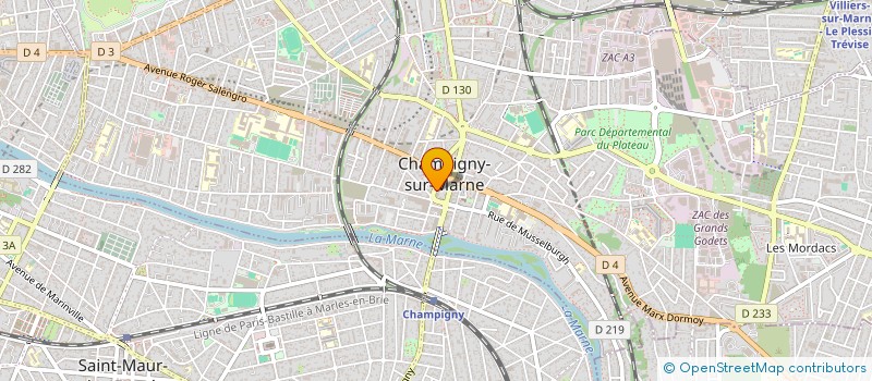 localisation de l'entreprise MONSIEUR RAVI JOSEPH à CHAMPIGNY-SUR-MARNE