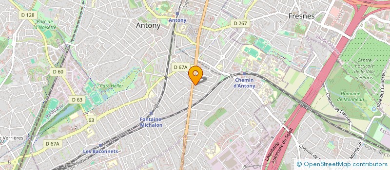 localisation de l'entreprise MONSIEUR RAVI SETH à ANTONY