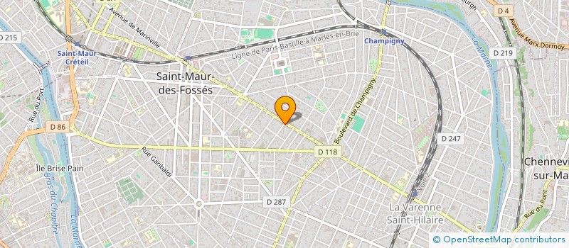 localisation de l'entreprise MONSIEUR RAVI SUMBOO  SAINT-MAUR-DES-FOSSES