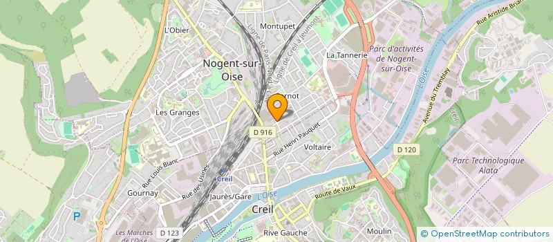 localisation de l'entreprise MONSIEUR RAVICHANDRAN RAMU  NOGENT-SUR-OISE