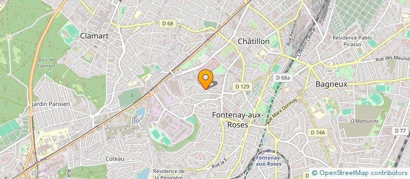 localisation de l'entreprise MONSIEUR RAVINDER SINGH à FONTENAY-AUX-ROSES