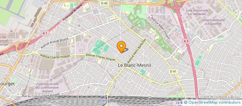 localisation de l'entreprise MONSIEUR RAVINDRAN NADARAJA à LE BLANC-MESNIL