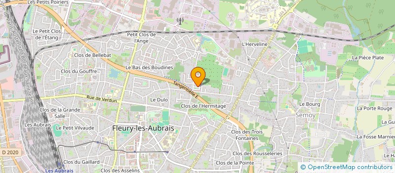localisation de l'entreprise MONSIEUR RAY GATSE KOUMOU  FLEURY-LES-AUBRAIS