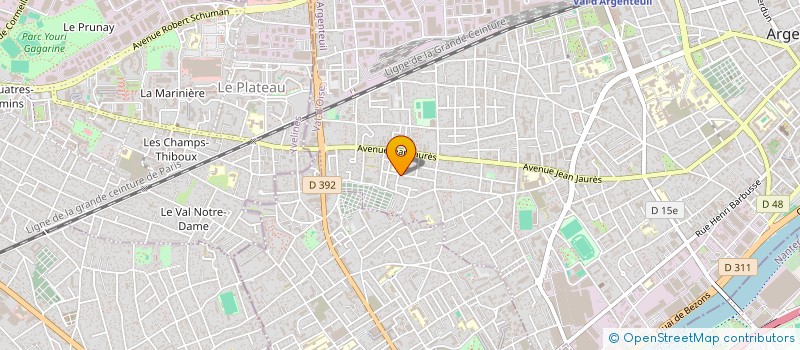 localisation de l'entreprise MONSIEUR RAYAD TAOUIL  ARGENTEUIL