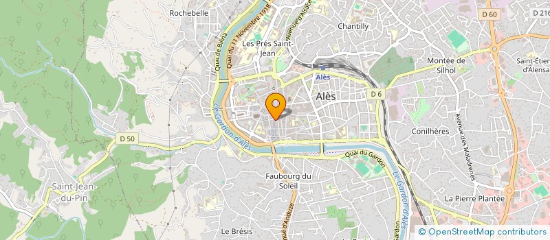 localisation de l'entreprise MONSIEUR RAYAN ABCHI  ALES