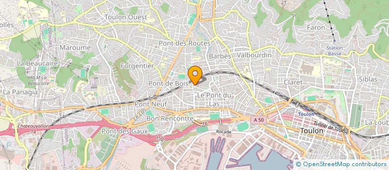 localisation de l'entreprise MONSIEUR RAYAN ABDELLAOUI  TOULON