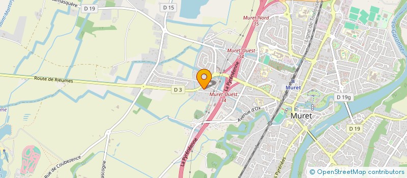 localisation de l'entreprise MONSIEUR RAYAN AGUILAR  MURET