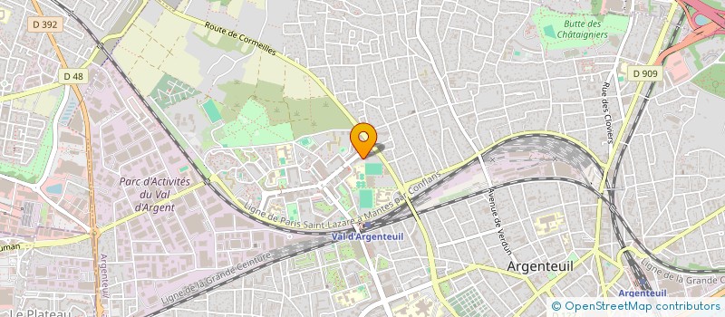 localisation de l'entreprise MONSIEUR RAYAN AISSANI  ARGENTEUIL