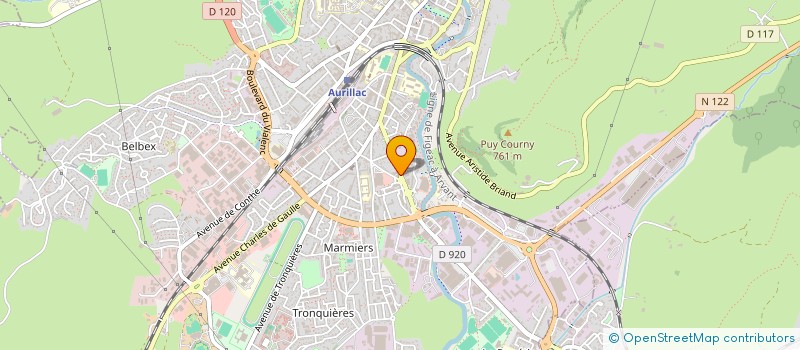 localisation de l'entreprise MONSIEUR RAYAN AL KHOUJA à AURILLAC