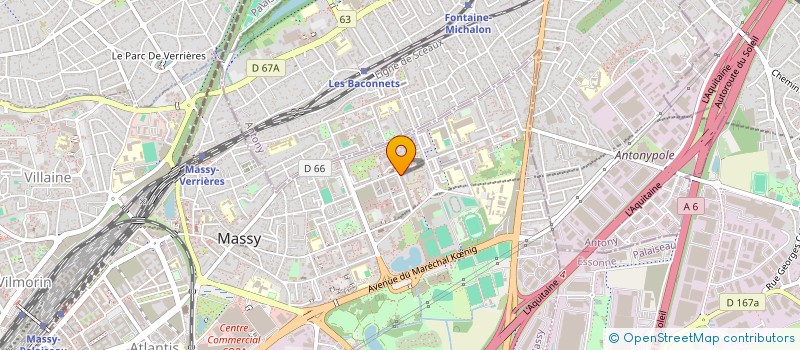 localisation de l'entreprise MONSIEUR RAYAN ALEXANDRE à MASSY