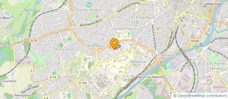 localisation de l'entreprise MONSIEUR RAYAN AMRIL à LIMOGES