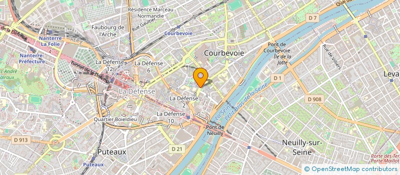 localisation de l'entreprise MONSIEUR RAYAN AYACHE  COURBEVOIE
