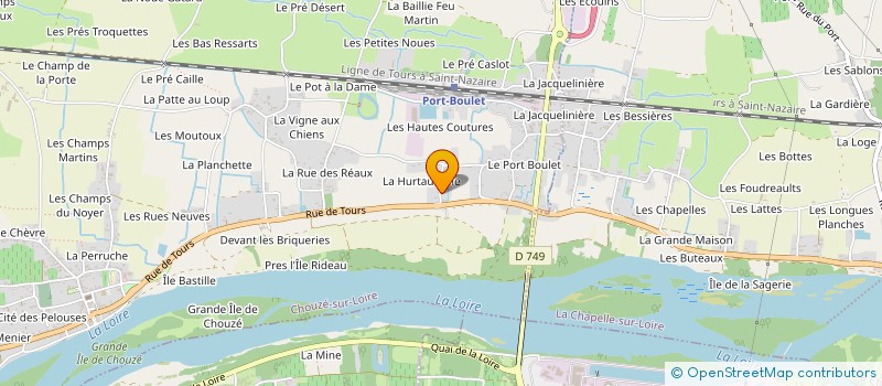 localisation de l'entreprise MONSIEUR RAYAN BAUD  CHOUZE-SUR-LOIRE