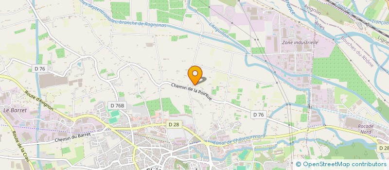 localisation de l'entreprise MONSIEUR RAYAN BAUDINO  CHATEAURENARD