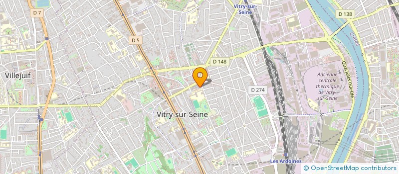 localisation de l'entreprise MONSIEUR RAYAN BELAID à VITRY-SUR-SEINE