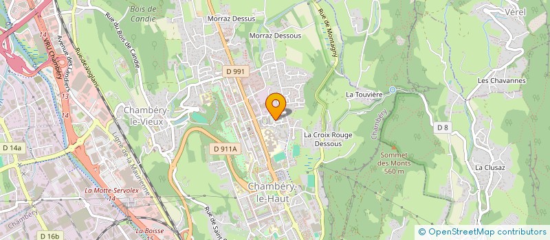 localisation de l'entreprise MONSIEUR RAYAN BELALIT  CHAMBERY