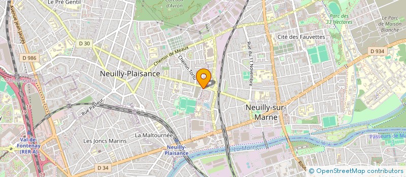 localisation de l'entreprise MONSIEUR RAYAN BELDJILALI à NEUILLY-SUR-MARNE