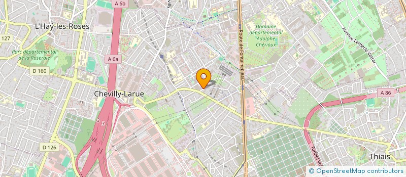 localisation de l'entreprise MONSIEUR RAYAN BELHADEF  CHEVILLY-LARUE