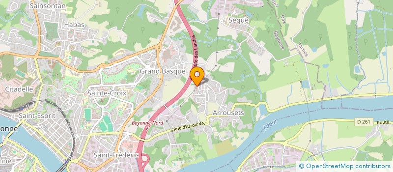 localisation de l'entreprise MONSIEUR RAYAN BELKACEM  BAYONNE