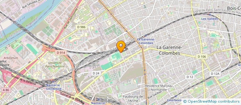 localisation de l'entreprise MONSIEUR RAYAN BELKHEIYALAT  LA GARENNE-COLOMBES