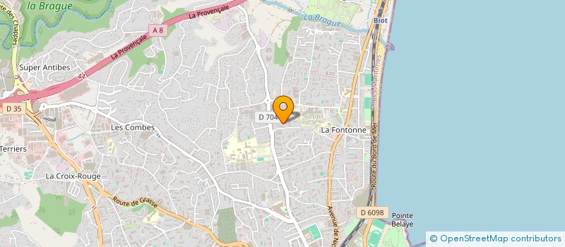 localisation de l'entreprise MONSIEUR RAYAN BEN HADJ SAAD  ANTIBES