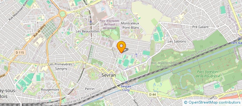 localisation de l'entreprise MONSIEUR RAYAN BEN TKHAYET  SEVRAN