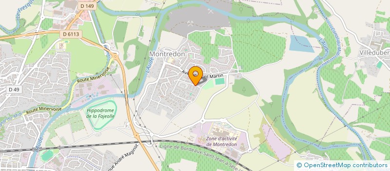 localisation de l'entreprise MONSIEUR RAYAN BENAICHE  CARCASSONNE