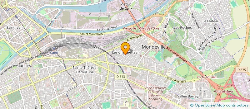 localisation de l'entreprise MONSIEUR RAYAN BENCHEHIMA  MONDEVILLE