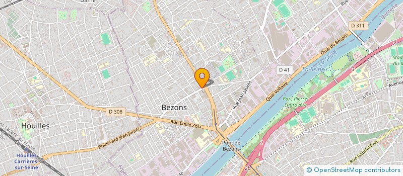 localisation de l'entreprise MONSIEUR RAYAN BENGHEBRID  BEZONS