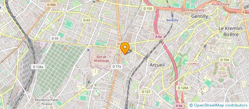 localisation de l'entreprise MONSIEUR RAYAN BENTAHAR  ARCUEIL