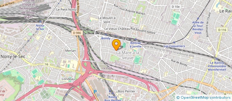 localisation de l'entreprise MONSIEUR RAYAN BENZID  BONDY