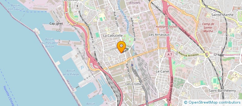 localisation de l'entreprise MONSIEUR RAYAN BISSI  MARSEILLE