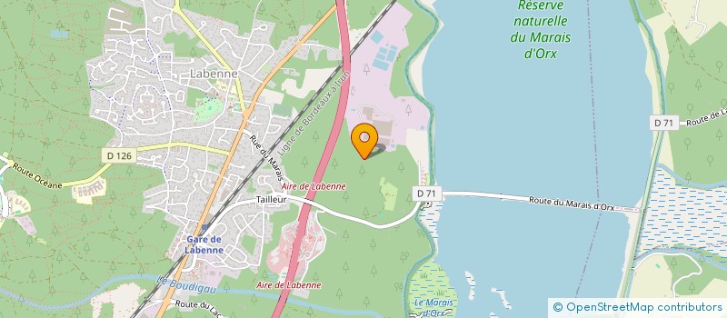 localisation de l'entreprise MONSIEUR RAYAN BITAR  LABENNE