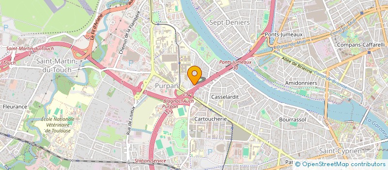 localisation de l'entreprise MONSIEUR RAYAN BOU RESLAN à TOULOUSE