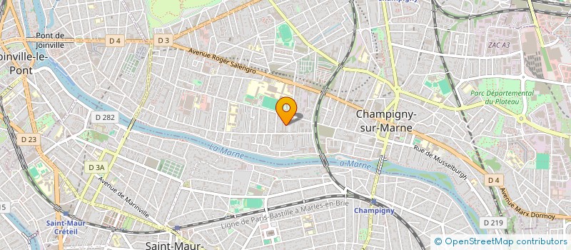 localisation de l'entreprise MONSIEUR RAYAN BOUGHABA à CHAMPIGNY-SUR-MARNE