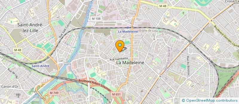 localisation de l'entreprise MONSIEUR RAYAN BOUGHAGHA à LA MADELEINE