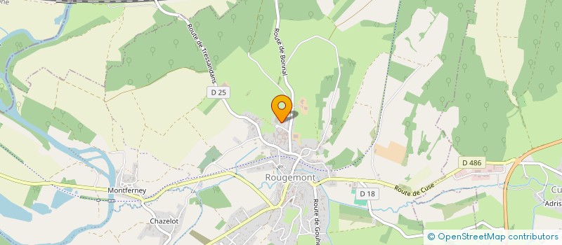 localisation de l'entreprise MONSIEUR RAYAN BOUJAABA  ROUGEMONT