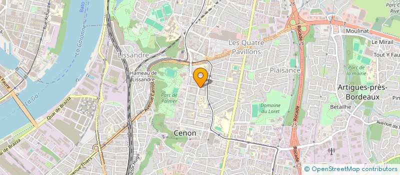 localisation de l'entreprise MONSIEUR RAYAN BOUKHEBOU  ARTIGUES-PRES-BORDEAUX