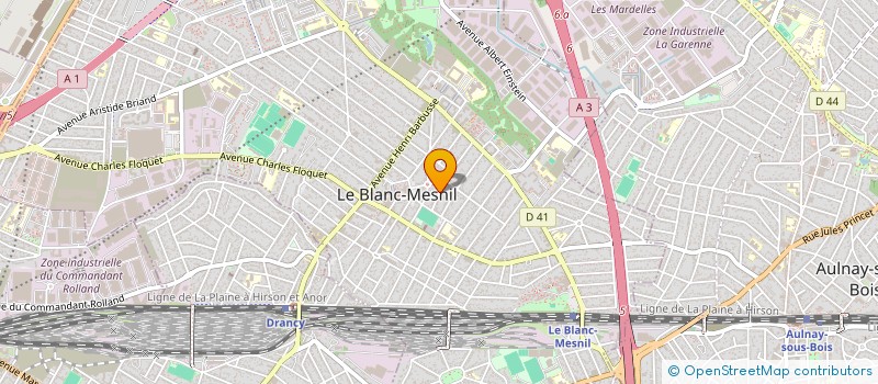 localisation de l'entreprise MONSIEUR RAYAN BOUNOURI à LE BLANC-MESNIL