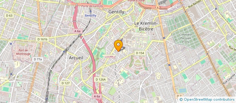 localisation de l'entreprise MONSIEUR RAYAN BRIBECH  LE KREMLIN-BICETRE