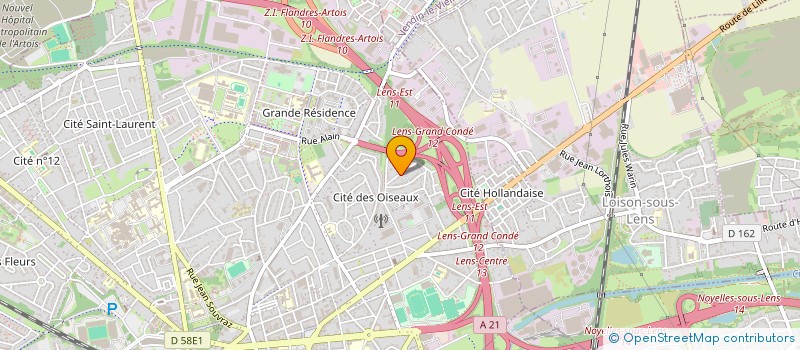 localisation de l'entreprise MONSIEUR RAYAN BUISINE  LENS