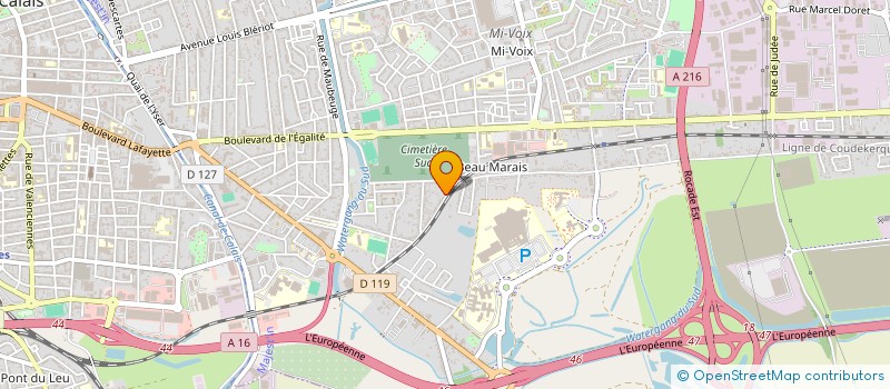 localisation de l'entreprise MONSIEUR RAYAN CALLEWAERT à CALAIS