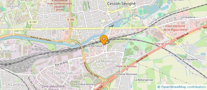 localisation de l'entreprise MONSIEUR RAYAN CHAA  CESSON-SEVIGNE