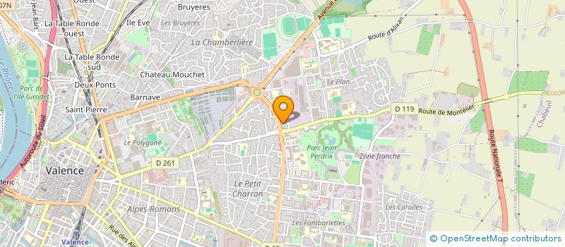 localisation de l'entreprise MONSIEUR RAYAN CHAABI  VALENCE